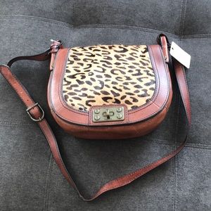Brand new Fossil crossbody genuine leather purse